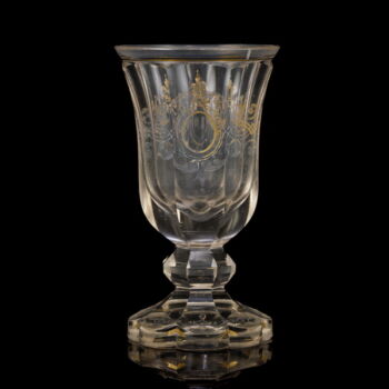 Biedermeier footed glass