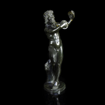 Ismeretlen európai szobrász: Herkules bronz figura