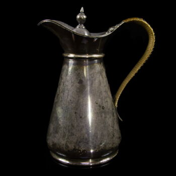 Sheffield jug with lid Walker & Hall 