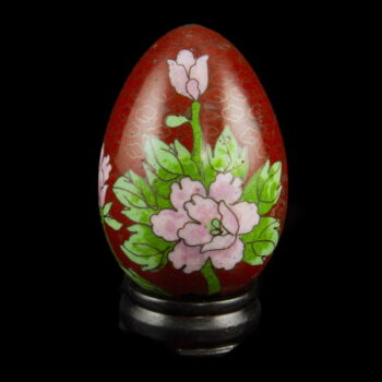 Decorative egg with cloisonné