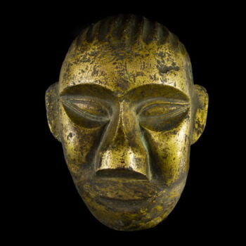 Dél-kínai bronz maszk