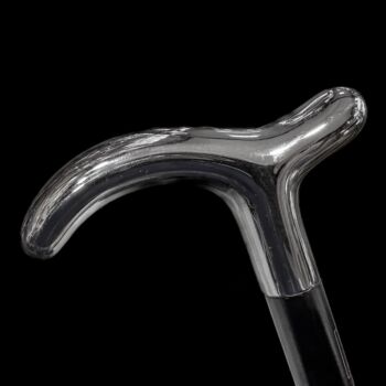 Sétabot krómozott markolattal