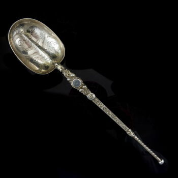 English silver consecration spoon