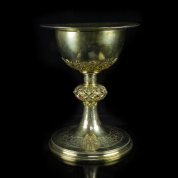 Münster silver chalice with paten