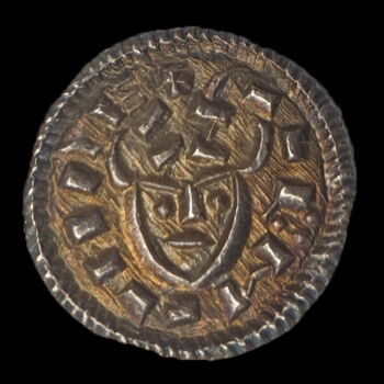 Kálmán magyar király (1095-1116) ezüst denár ÉH 33