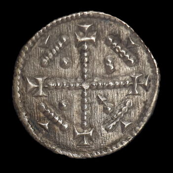 II. Géza magyar király (1141-1162) ezüst denár ÉH 72