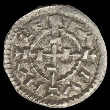 Kálmán magyar király (1095-1116) ezüst denár ÉH 26