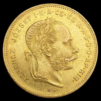 8 Forint 20 Frank 1875 KB Ferenc József