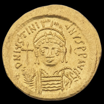 I. Iusztinianosz arany solidus