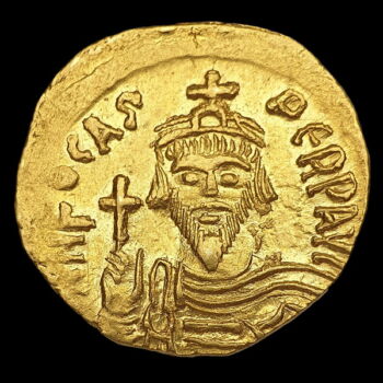 Phocas bizánci császár arany solidus