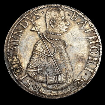 Báthori Zsigmond ezüst tallér 1590