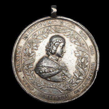 Silver commemorative coin for the coronation of Joseph I