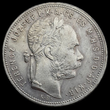 Ferenc József 1 Forint 1881 KB