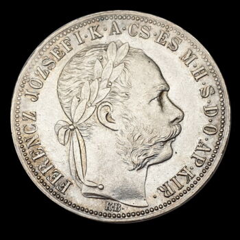Ferenc József 1 Forint 1887 KB