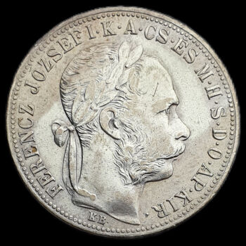 Ferenc József 1 Forint 1884 KB