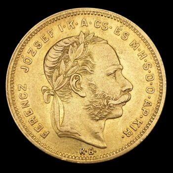 8 Forint 20 Frank 1877 KB Ferenc József