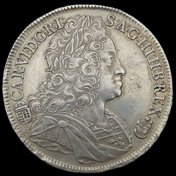 III. Károly ezüst tallér 1735 KB