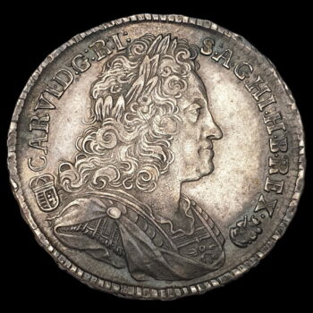 III. Károly magyar király ezüst 1/2 tallér 1735 KB
