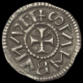 Kálmán magyar király (1095-1116) ezüst denár ÉH 28