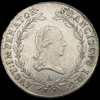 20 Krajcár 1814 A I. Ferenc király