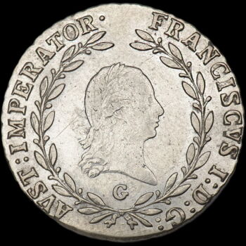 20 Kreuzer 1815 G  King Francis I of Hungary