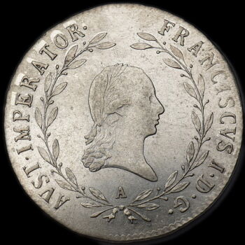 20 Kreuzer 1824 A King Francis II