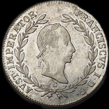 20 Krajcár 1830 C Prága I. Ferenc király