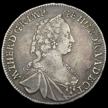 Mária Terézia ezüst 1/2 tallér 1754 KB
