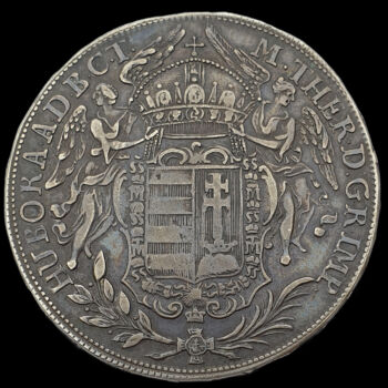 Mária Terézia ezüst 1/2 tallér 1771 KB