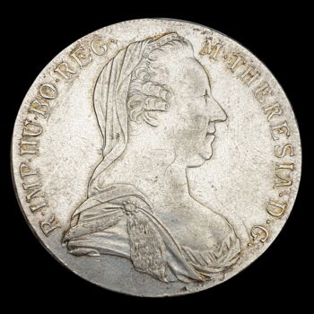 Mária Terézia ezüst tallér 1780 I.C. F.A.