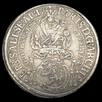 Paris von Lodron ezüst tallér 1652 Salzburg