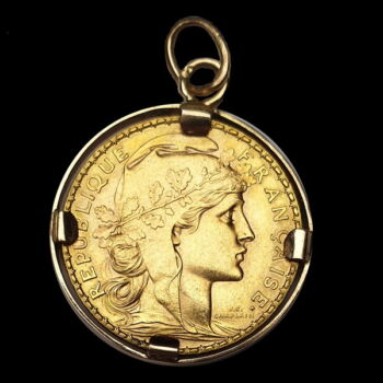 20 Frank 1913 arany medál