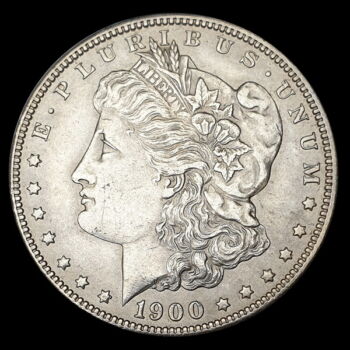 Ezüst Morgan Dollar 1900