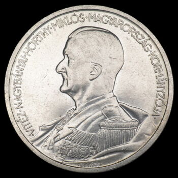 5 Pengő 1939 "Horthy facing left"