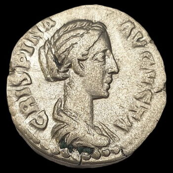 Roman Empress Crispina (178-191 AD) silver denarius - VENVS