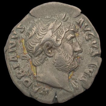 Hadrianus ezüst denár - COS III