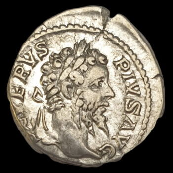 Septimius Severus római császár (Kr.u. 193-211) ezüst denár - VOTA SVS CEPTA XX