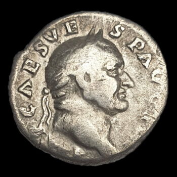 Vespasian silver denarius - TRIPOT