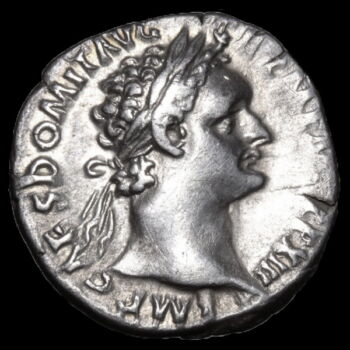 Római ezüst érme - Domitianus császár ezüst denár