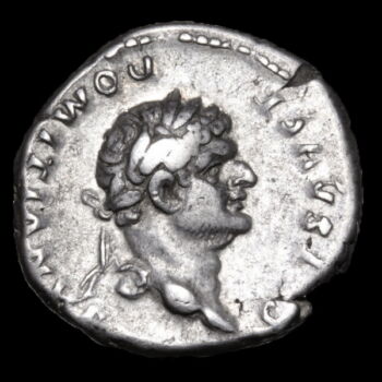 Római ezüst érme - Domitianus császár ezüst denarius