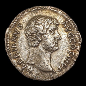 Római ezüst érme - Hadrianus császár ezüst denár