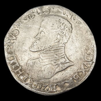 II. Fülöp spanyol király ezüst tallér 1557