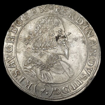 III. Ferdinánd magyar király ezüst tallér 1646 Bécs