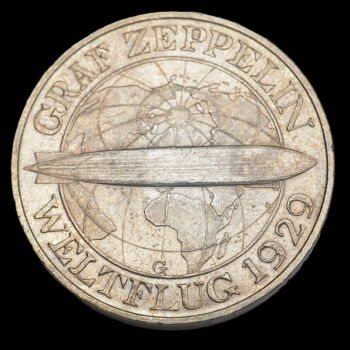 3 Reichsmark 1930 G Zeppelin