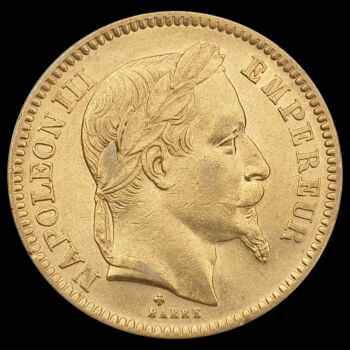 20 Frank 1865 BB III. Napóleon