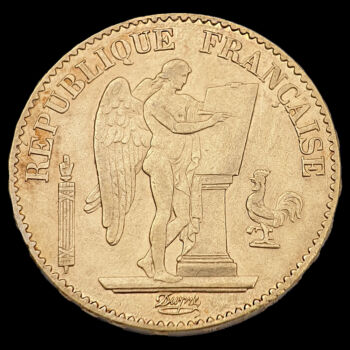 20 Frank 1876 A Francia Harmadik Köztársaság