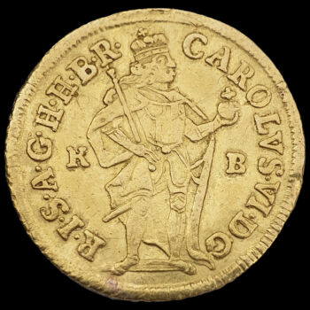 III. Károly arany dukát 1729 KB