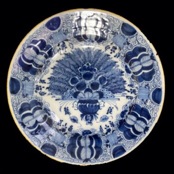 Delft faience decorative plate