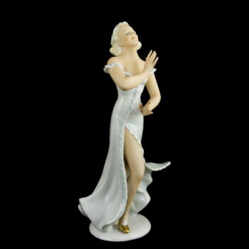 Unterweissbach porcelán táncosnő