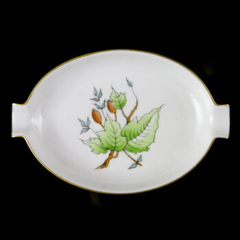 Herend rosehip-patterned ashtray